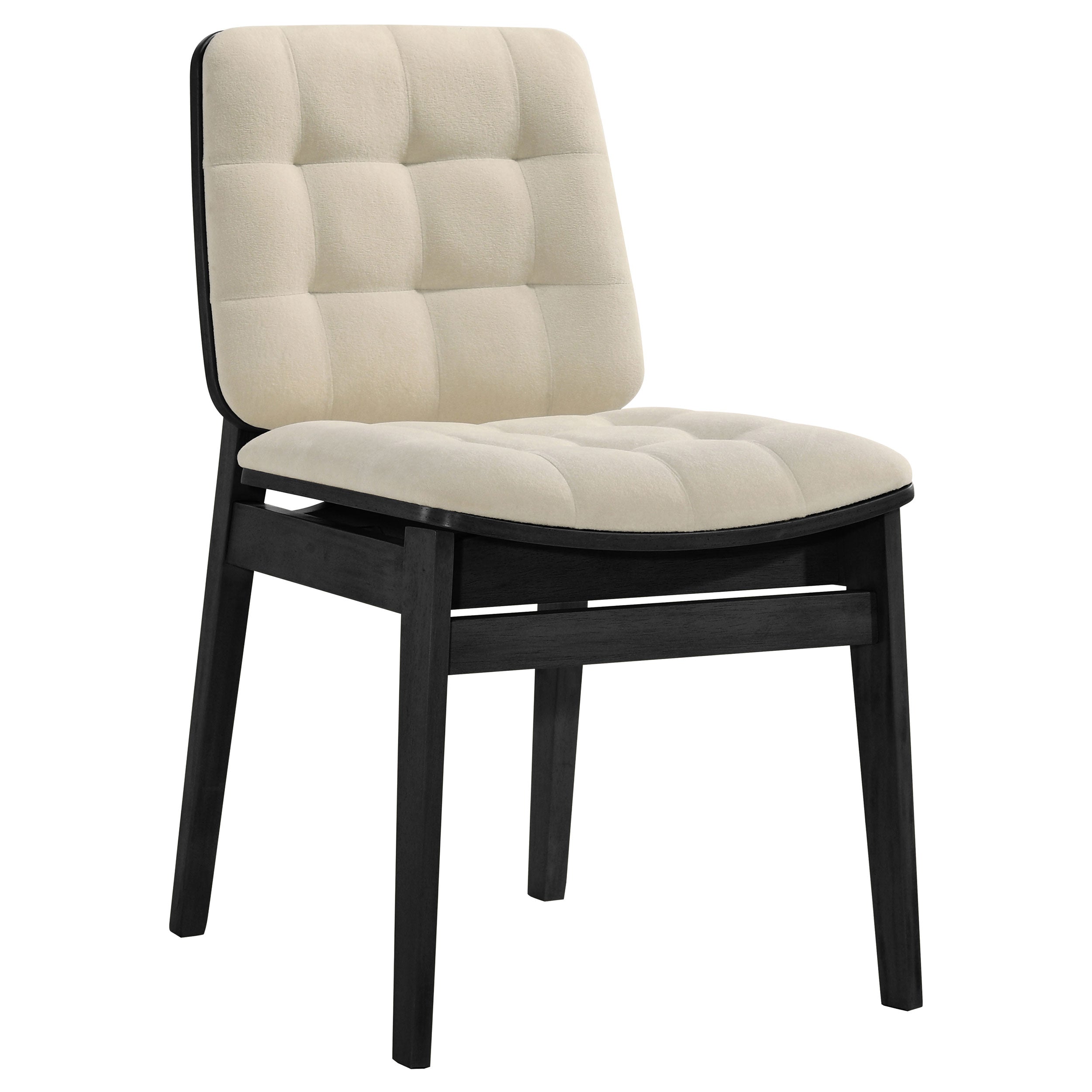 Hamlyn 5-piece Round Wood Dining Set Cream and Black — view 4