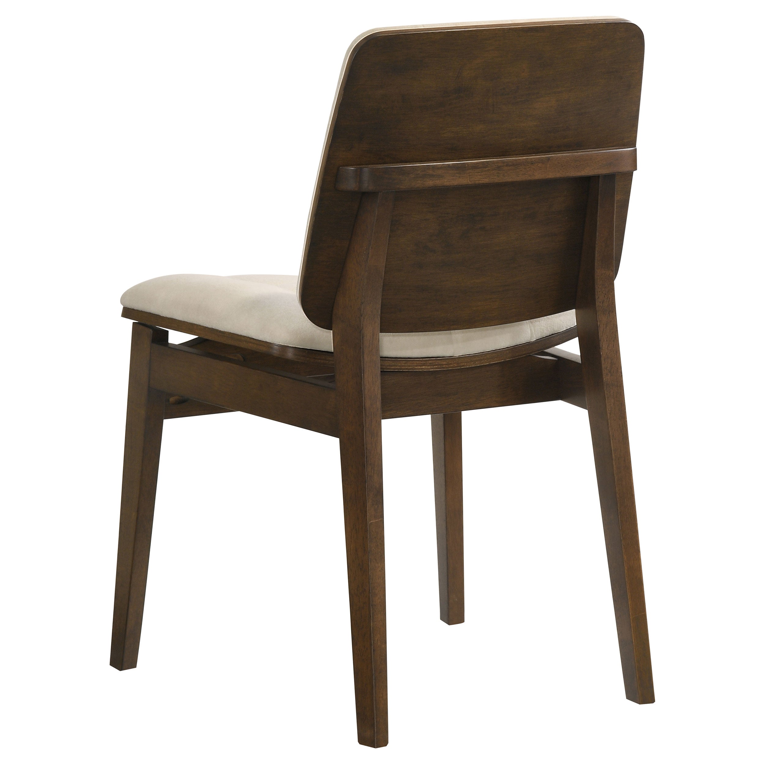 Hamlyn 5-piece Round Wood Dining Set Cream and Walnut — view 6
