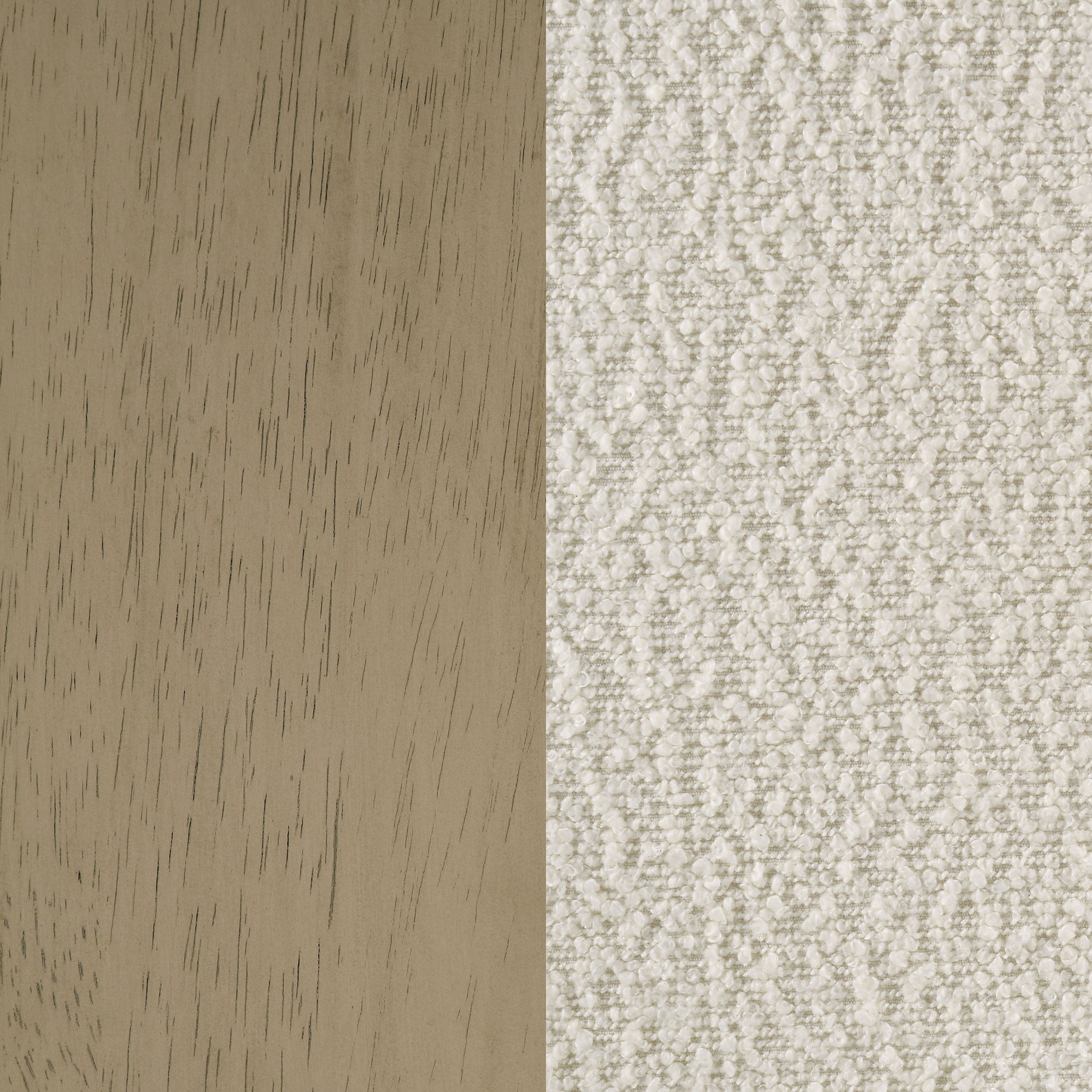Kehoe Upholstered Counter Height Chair Cream and Natural Oak (Set of 2) — view 11