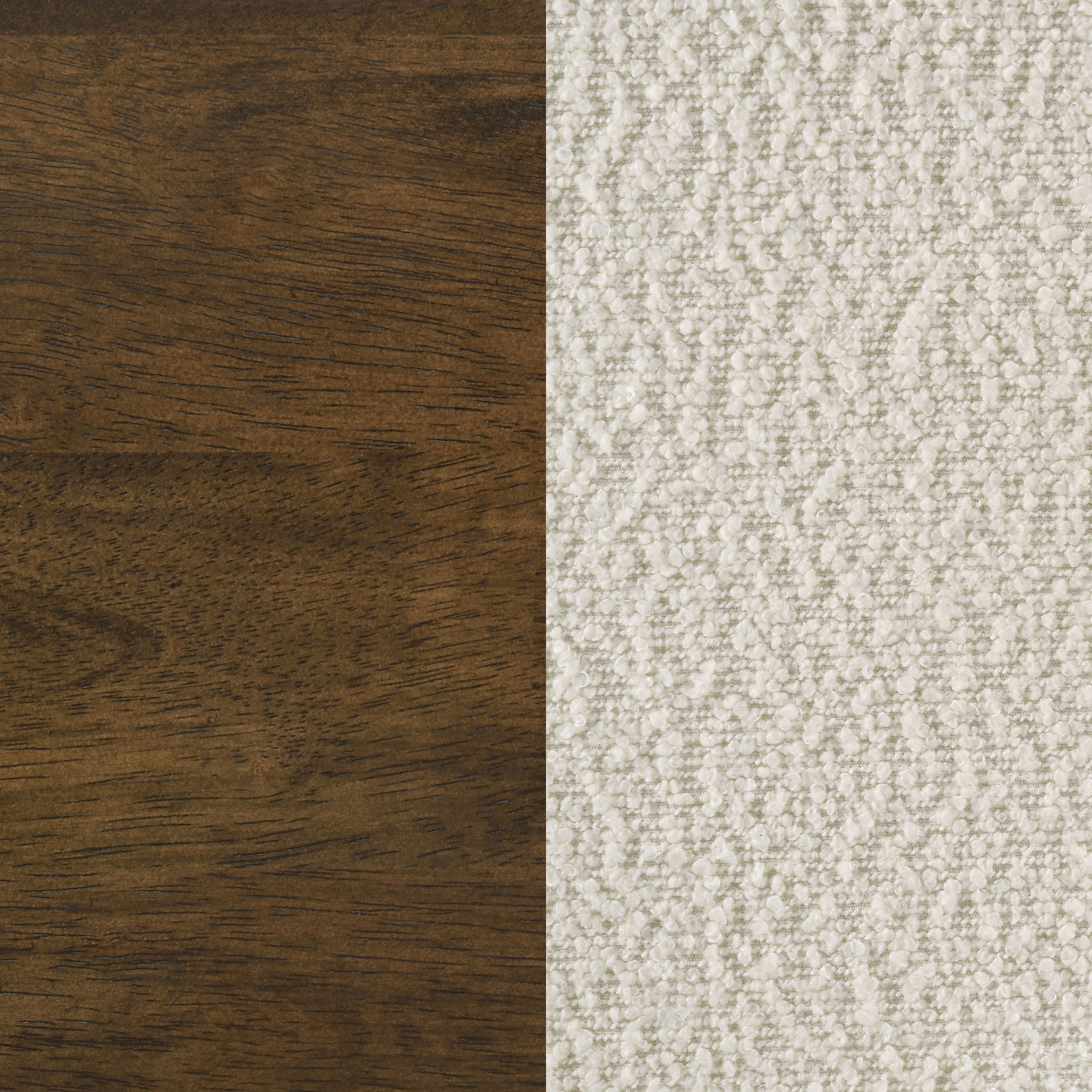 Kehoe Upholstered Counter Height Chair Cream and Walnut (Set of 2) — view 11
