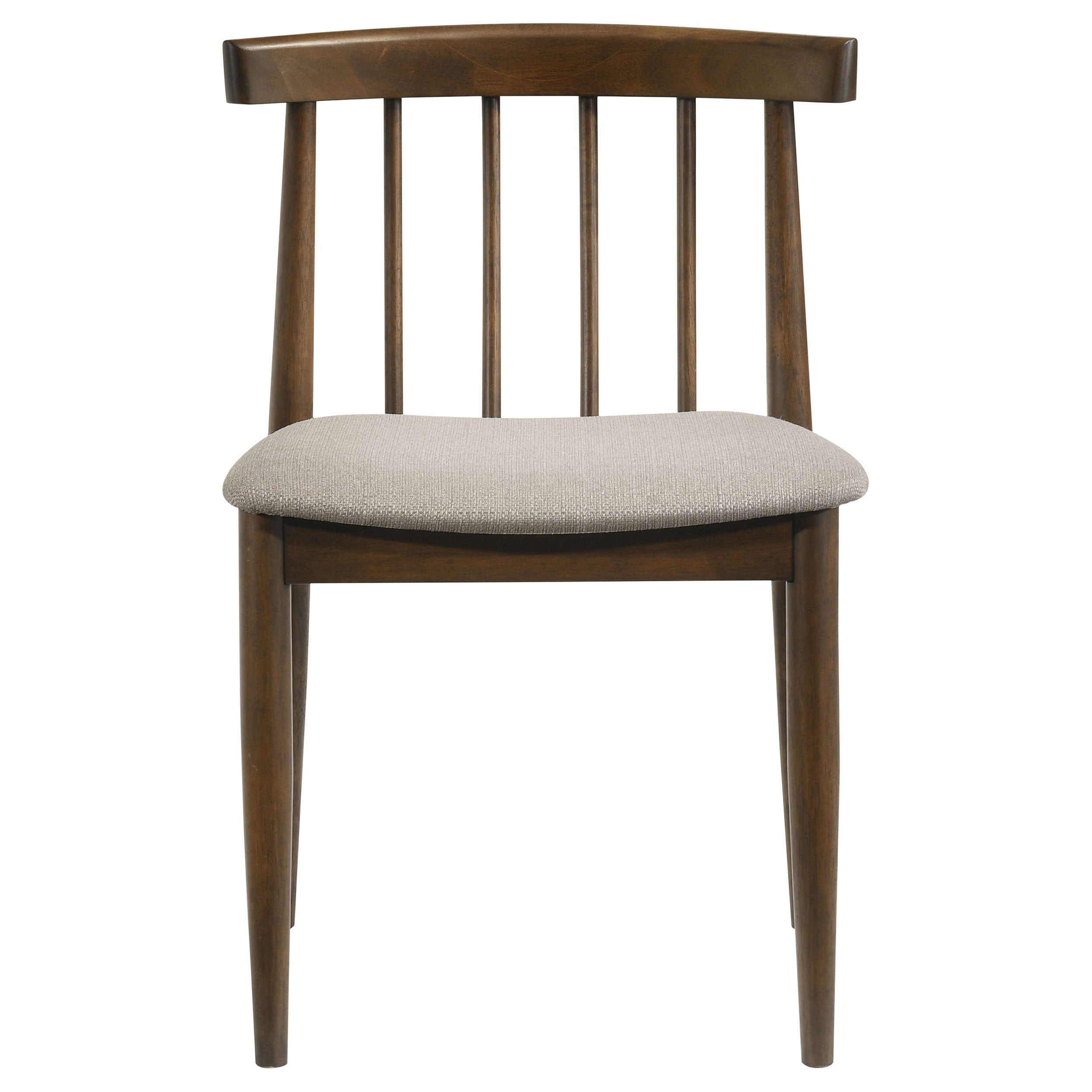 Cullen Dining Side Chair Upholstered Seat Walnut (Set of 2) — view 4