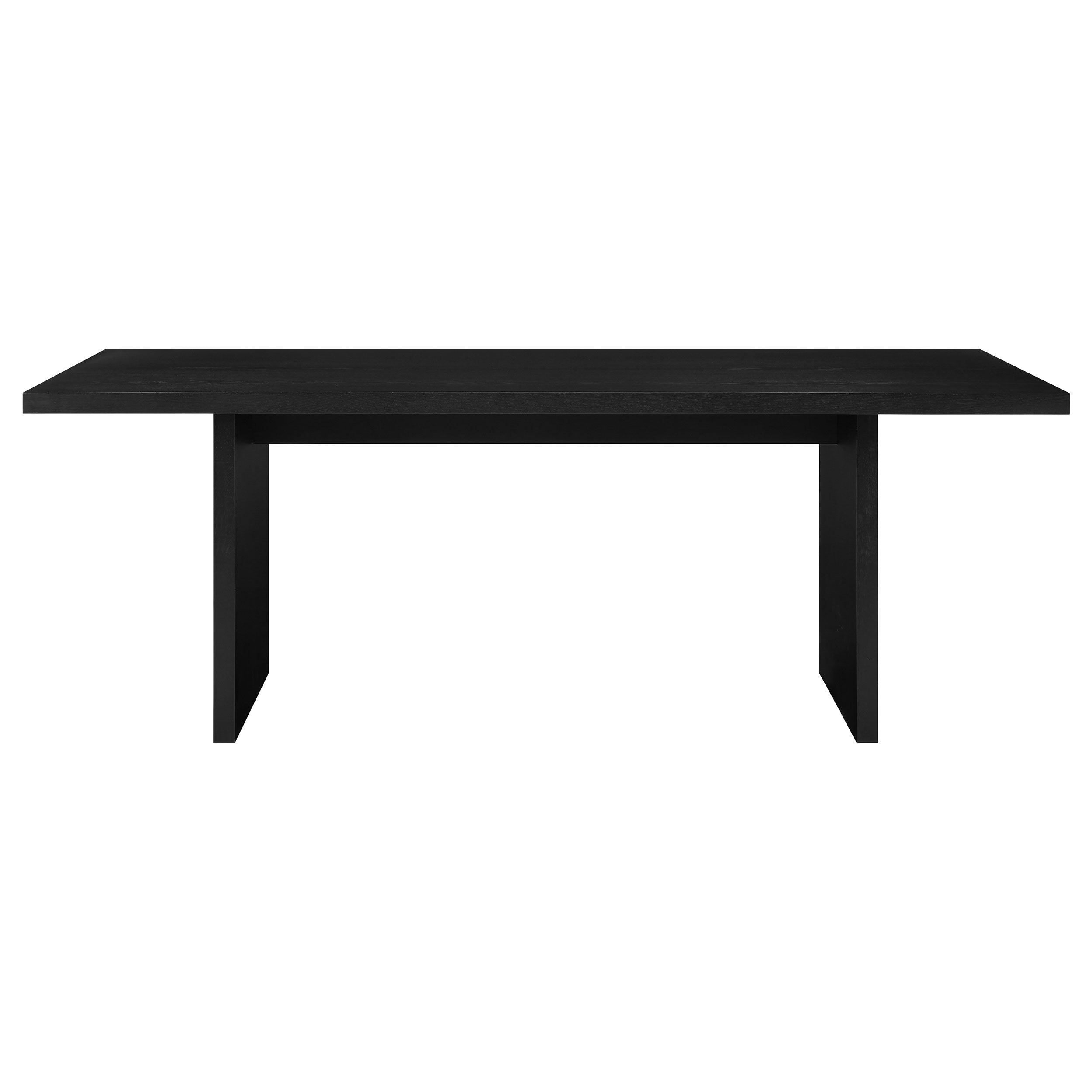 Decker 82-inch Rectangular Wood Dining Table Black — view 2