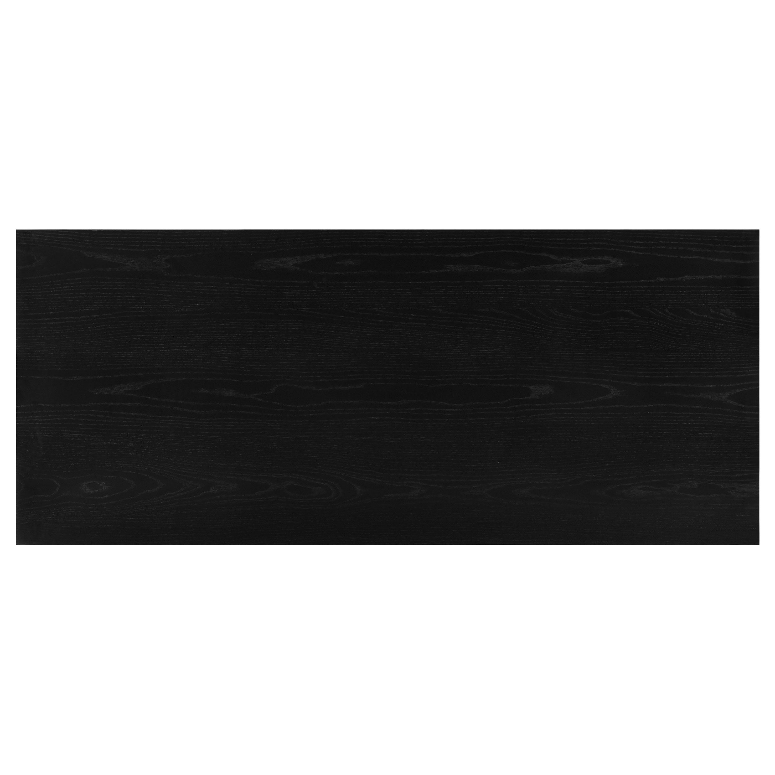 Decker 82-inch Rectangular Wood Dining Table Black — view 5
