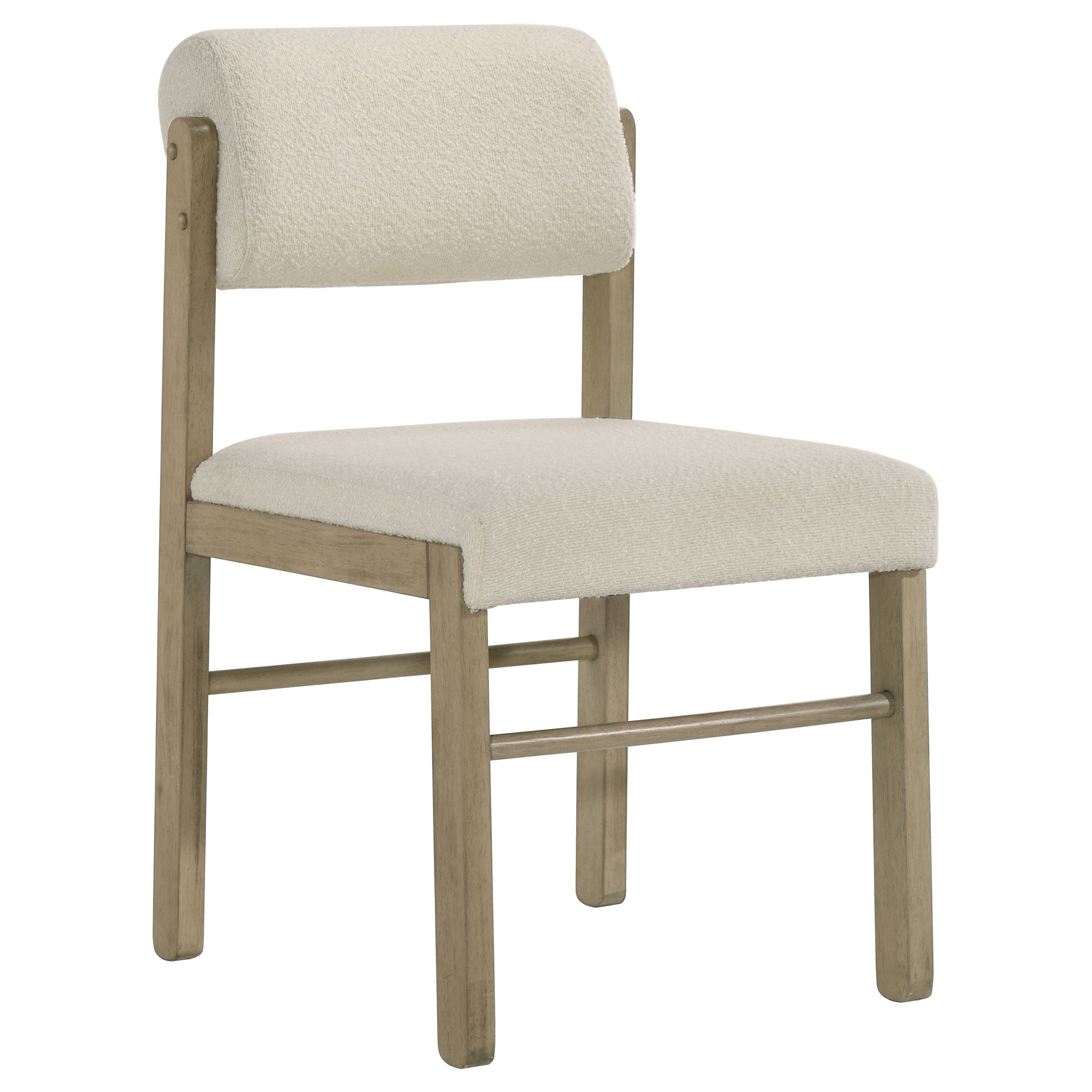 Decker 7-piece 82-inch Rectangular Dining Set Cream and Natural Oak — view 8
