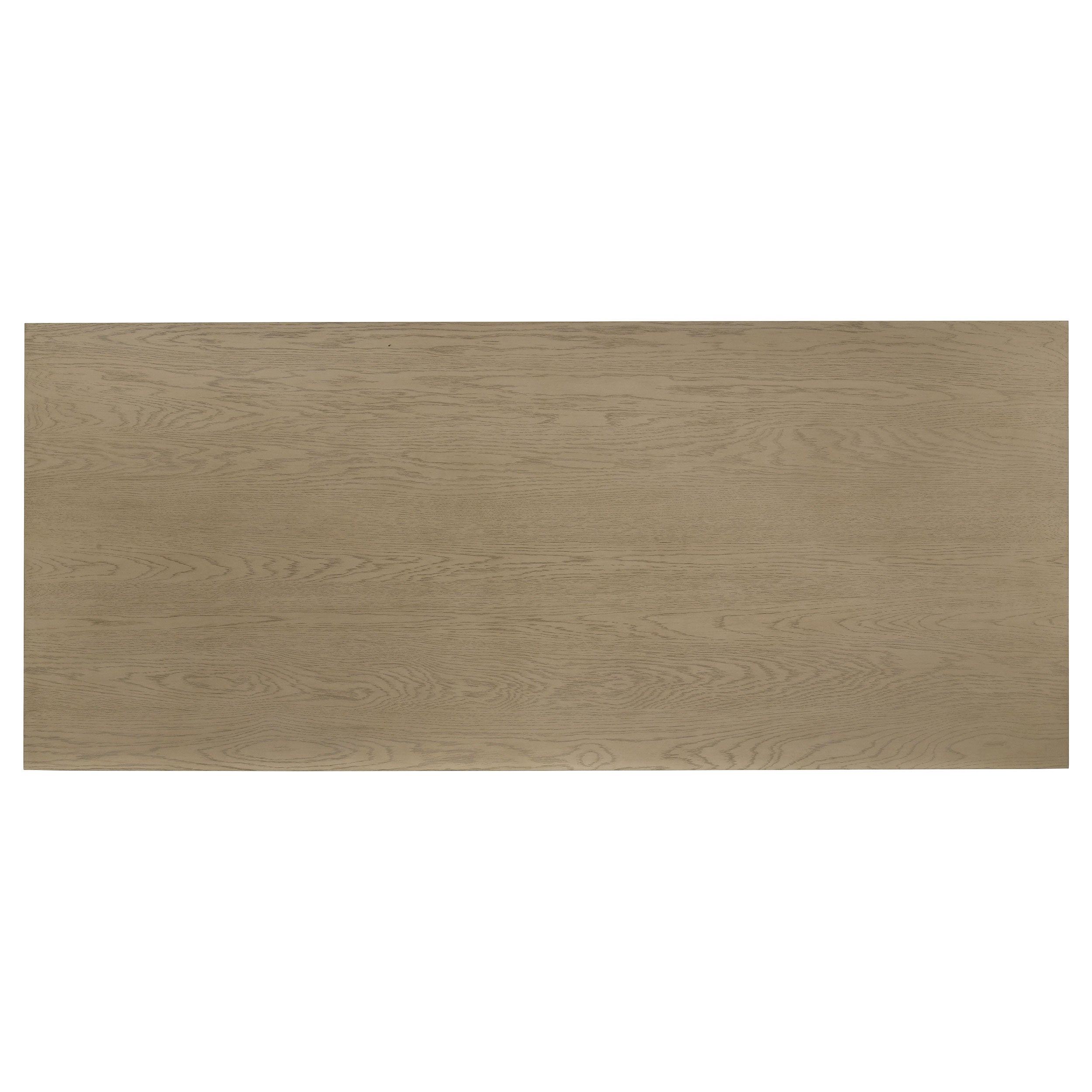 Decker 7-piece 82-inch Rectangular Dining Set Black and Natural Oak — view 6