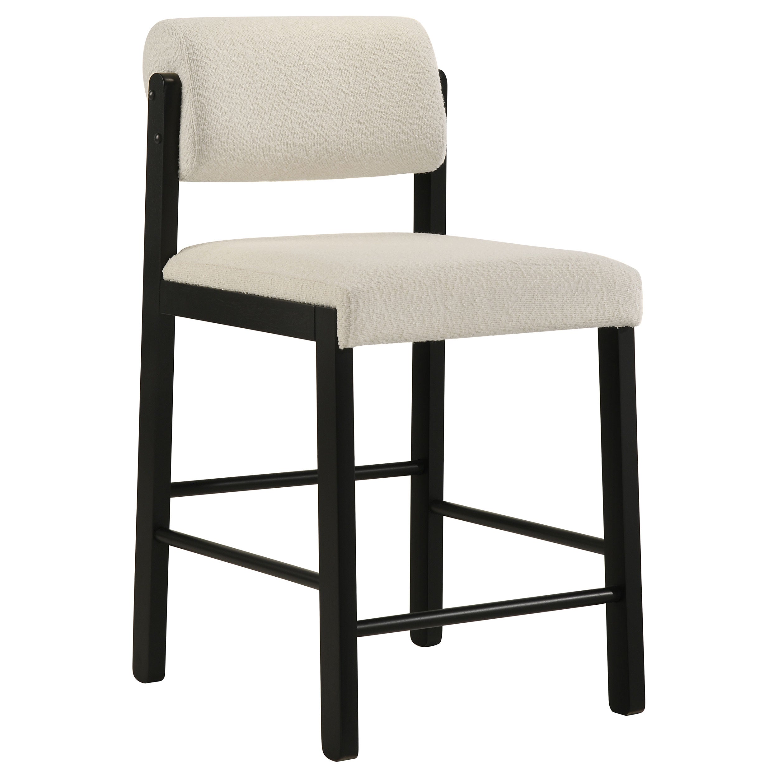 Decker 7-piece 70-inch Rectangular Counter Height Dining Set Cream and Black — view 7