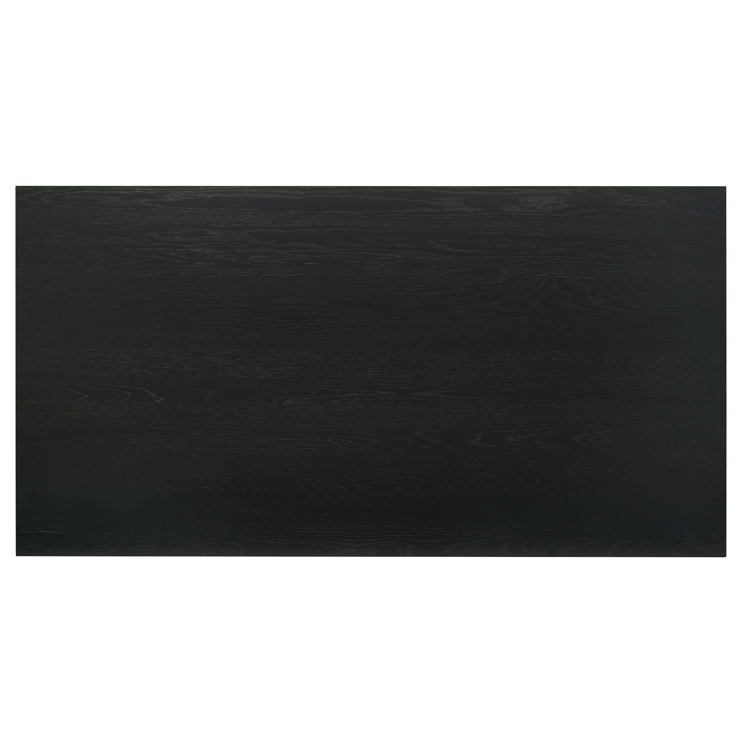 Decker 70-inch Rectangular Wood Counter Height Dining Table Black — view 5