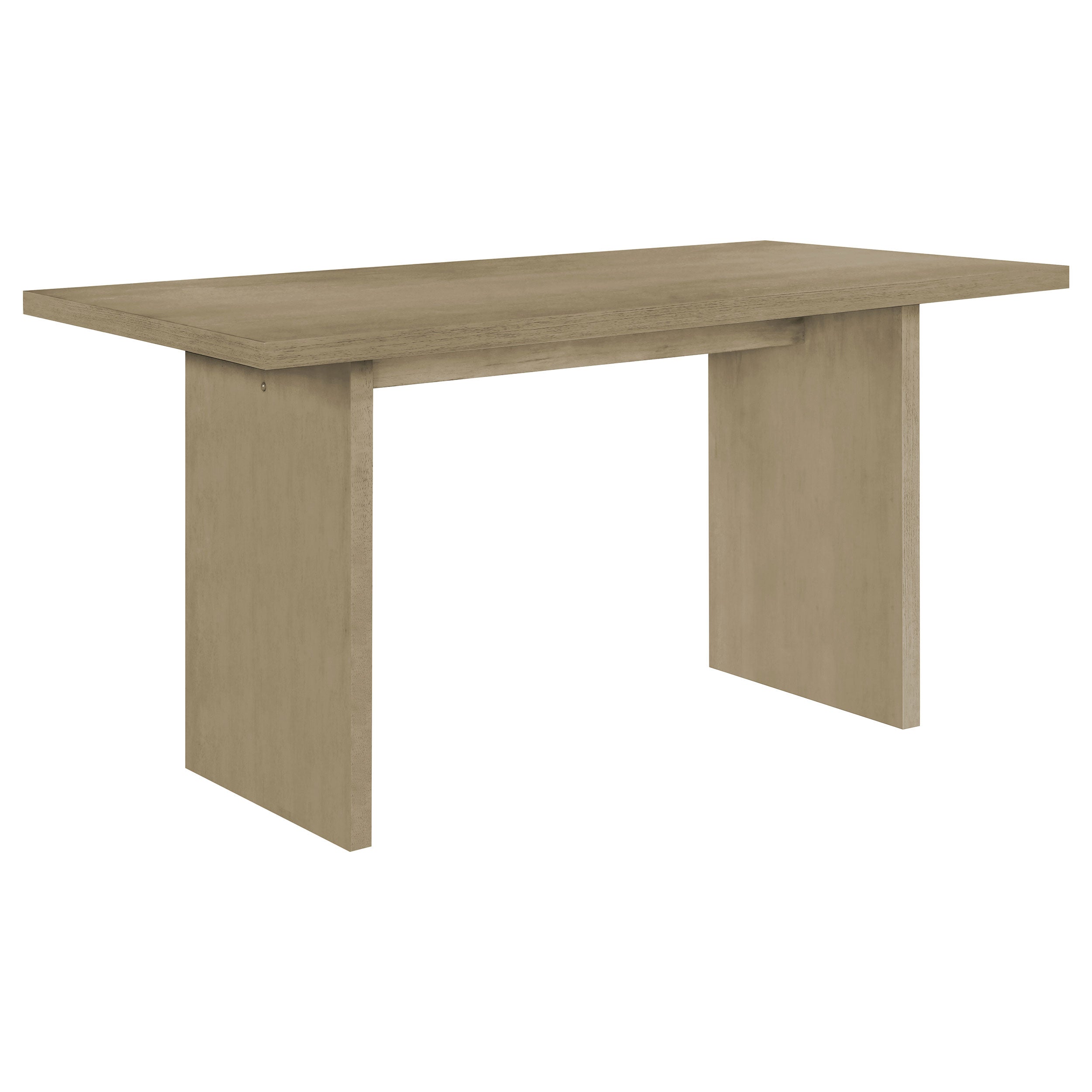 Decker 7-piece 70-inch Rectangular Counter Height Dining Set Black and Natural Oak — view 2
