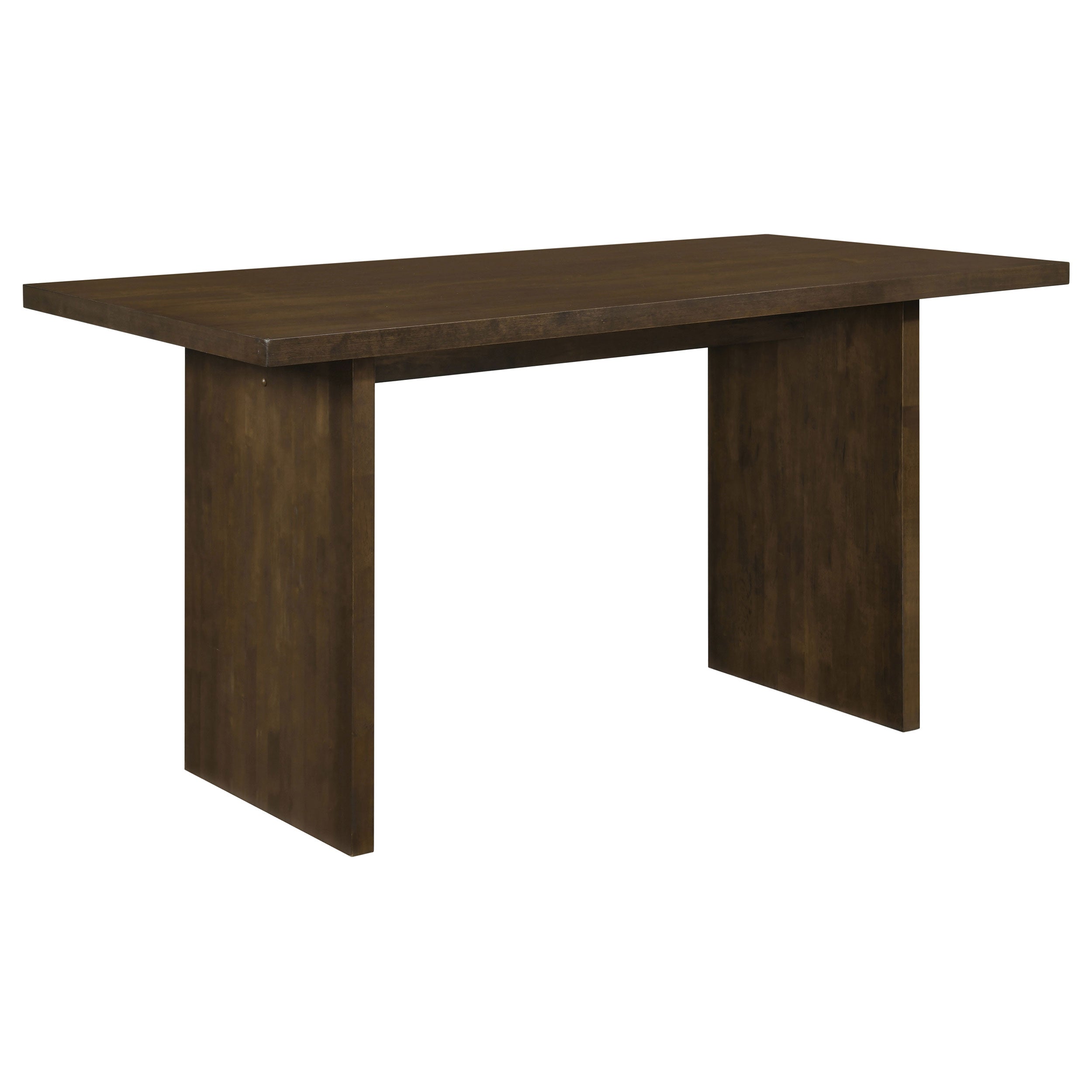 Decker 7-piece 70-inch Rectangular Counter Height Dining Set Cream and Walnut — view 2