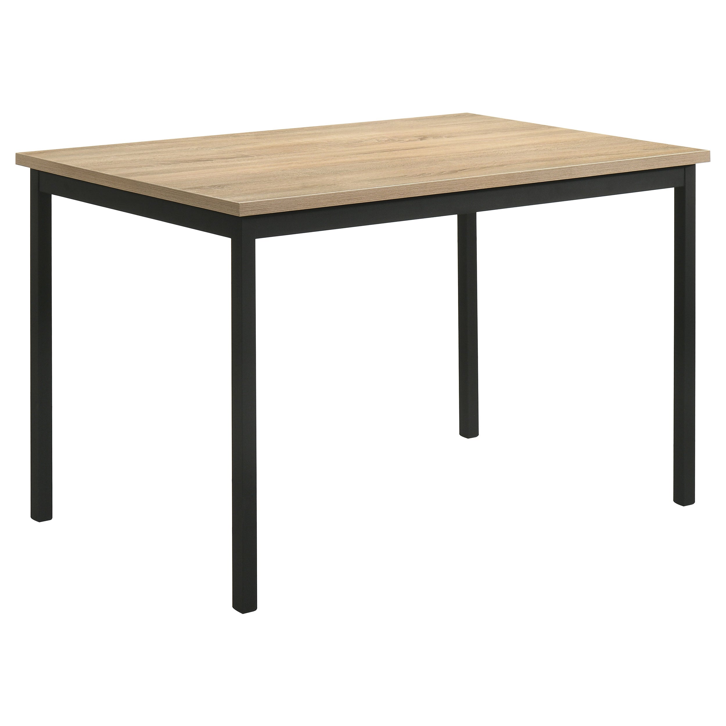 Garza 5-piece Rectangular Dining Table Greige Oak — view 3