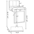 Alameda - Square Adjustable Bar Stool