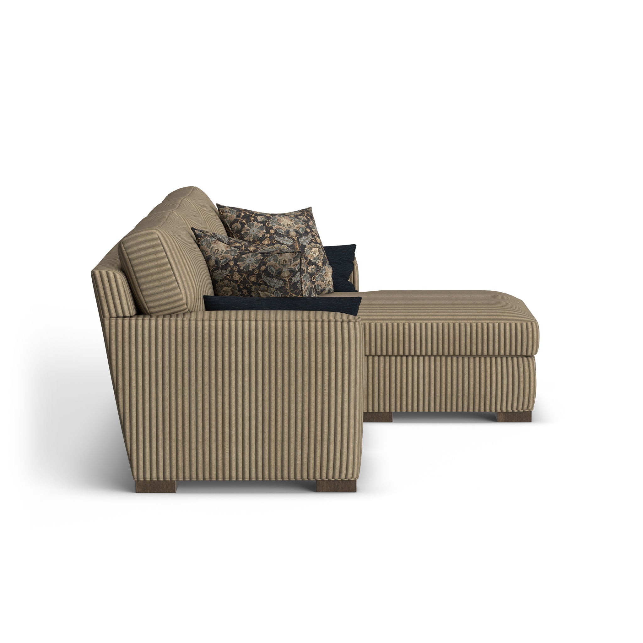Jasper - Fabric Stationary Reversible Chaise Sofa