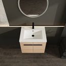 Bathroom Vanity Set With Resin Countertop Sink, 2 Doors