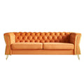 Modern Tufted Velvet Sofa For Living Room