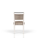 Rope Back Chair - Beige / Carmel