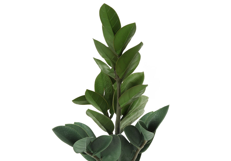 Artificial Plant, 20" Tall, Zz, Indoor, Faux, Fake, Table, Greenery, Potted, Real Touch, Decorative - Green / Gray