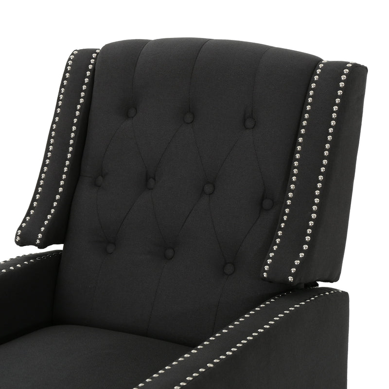 Push Back Chair Classic Fabric - Dark Gray