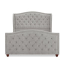 Marcella - Upholstered Shelter Headboard Bed Set