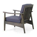 Emmry - Outdoor Acacia Wood Club Chair