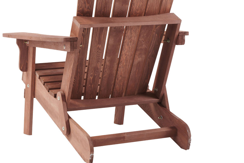 Oversize Outdoor Folding Adirondack Chair, Patio Chair For Garden