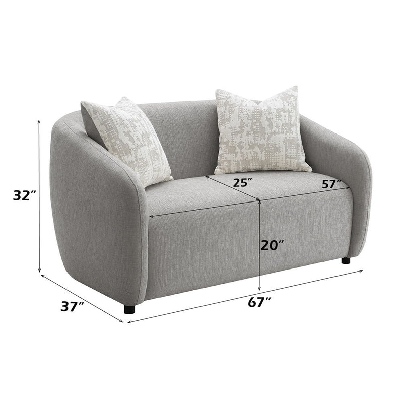 Etienne - Loveseat With 3 Pillows