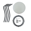 Modern Backless Bar Stools For Kitchen Island (Set of 2)