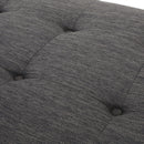 Chic Contemporary Chaise Lounge With Button Tufting And Bentwood Structure