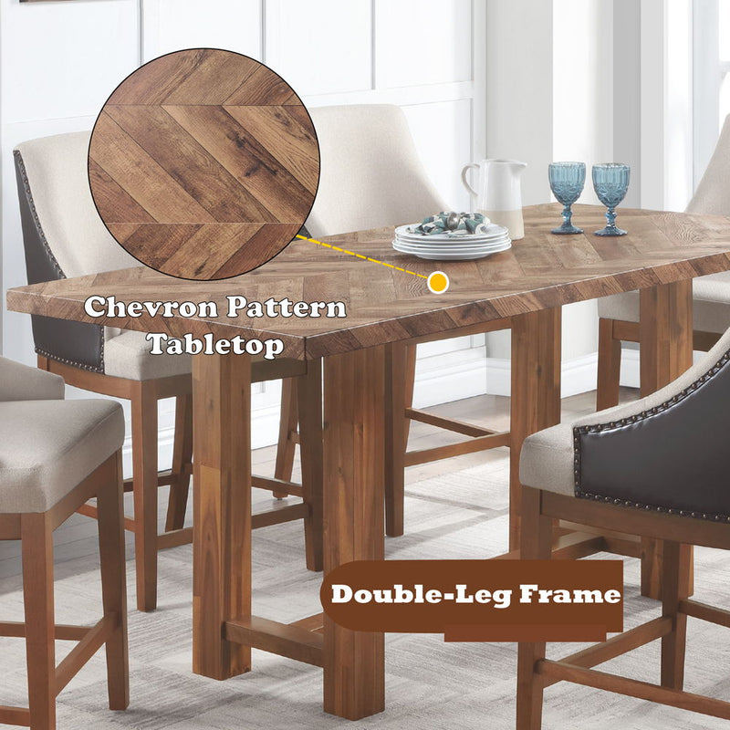 Gilsea - Counter Height Table - Brown