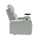 Power Recliner Theater Chair With Cooling Cup Holder, Bluetooth Speaker, LED Lights, USB Ports
