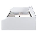 Upholstered Daybed With LED Lights And 2 Drawersme