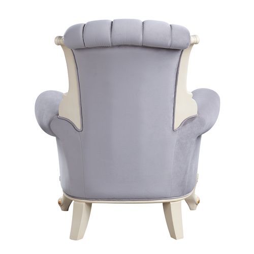 Galelvith - Chair - Gray Fabric - Atlantic Fine Furniture Inc