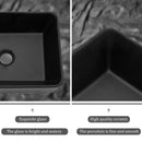 Modern European Design Ceramic Rectangular Vessel Bathroom Sink