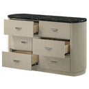 Travonte - Dresser - Gray / Beige