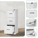 Modern Drawer Metal Vertical File Cabinet With Lock And Card Slot For Office