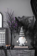 Gnome Decor, For Halloween Decor - Black / White