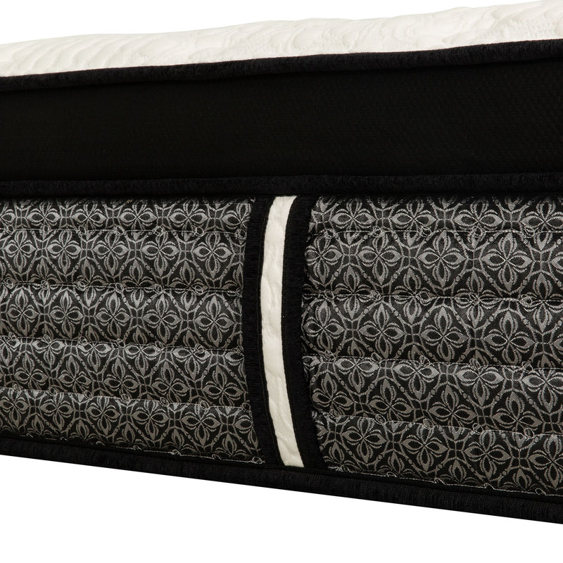 Premium 16" Queen Size Hybrid Mattress In A Box Plush Gel Memory Foam Top With Cooling Technology - Gray / White