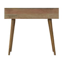 Floral Bone Console - Beige / White