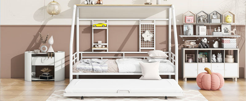 Playhouse Design Bed With Trundle