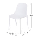 Outdoor Stacking Dining Side Chair (Set of 2)