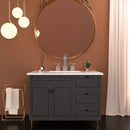 2 Handle Widespread Bathroom Faucet With Pop Up Drain And 2 Water Supply Lines - Brushed Nickel