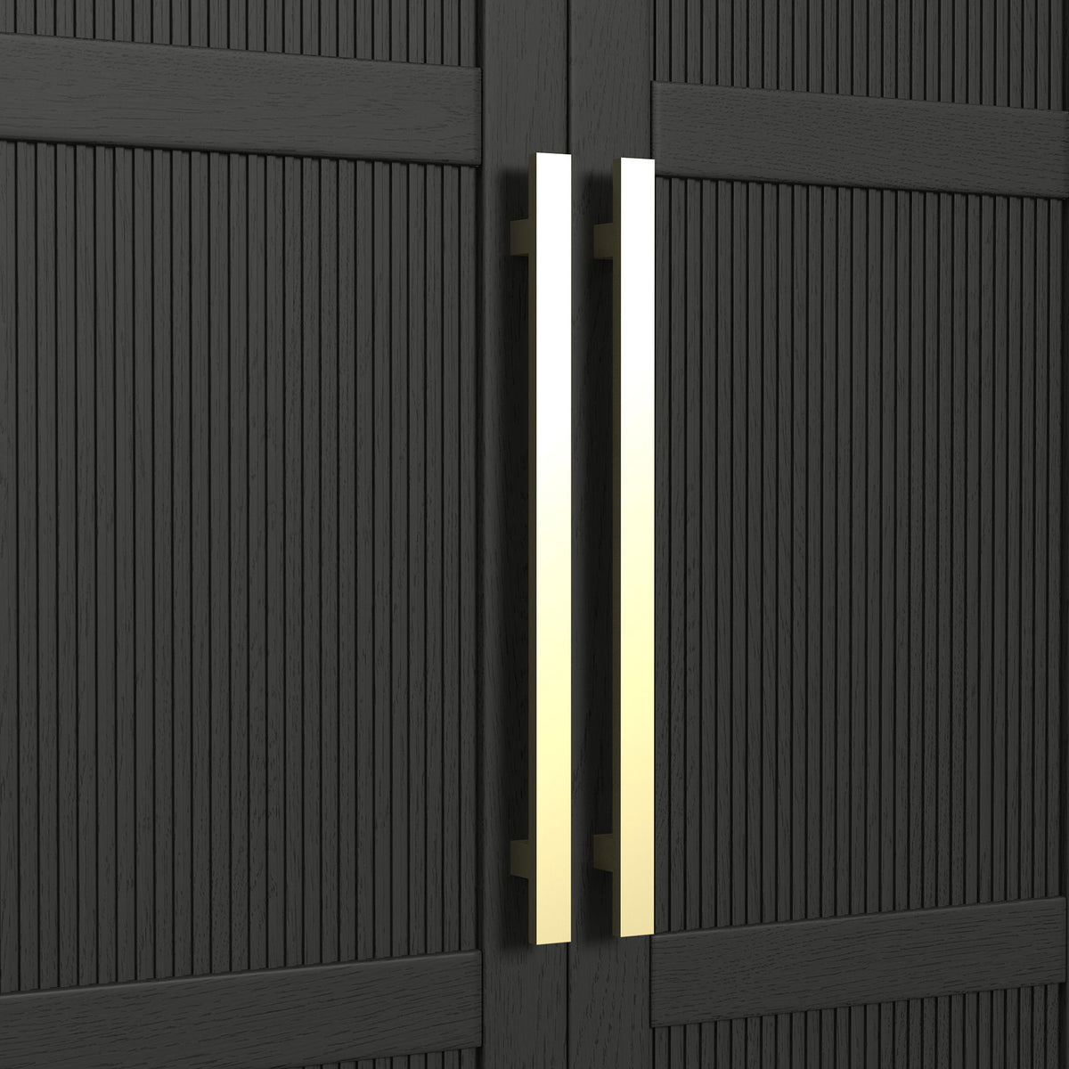 Ridgemont Large Cabinet in Black by Elements International, view 7
