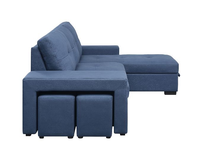 Strophios - Futon - Blue Fabric