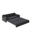 Pull Out 3 In 1 Convertible Sleeper Sofa With Side Storage, Multi Functional