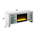 Noralie - TV Stand - Mirrored - 28" - Atlantic Fine Furniture Inc