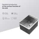 Laundry Workstation Undermount Utility Sink, Deep Single Bowl