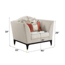 Tayden - Chair - Beige Velvet - Atlantic Fine Furniture Inc