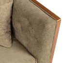 Retro Modern Loveseat With Button Tufted Upholstery