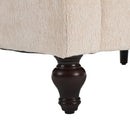 Mid Century Modern Chenille Fabric Loveseat Sofa, 2 Seat Upholstered Couch