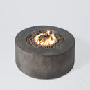 Fibre Reinforced Outdoor Fire Pit Table - Charcoal