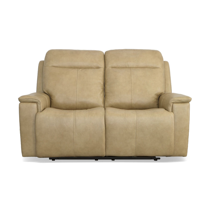 Odell - Power Reclining Loveseat With Power Headrests & Lumbar - Stone